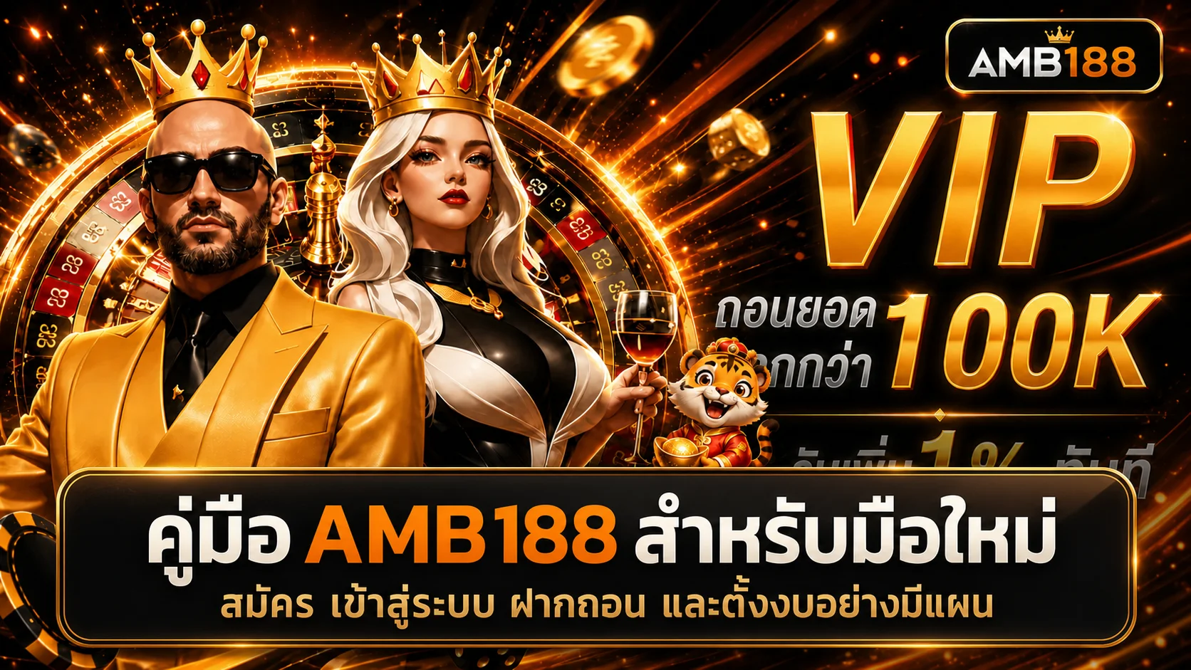 AMB188 คู่มือสมัคร เข้าใช้ ฝากถอน และตั้งงบ